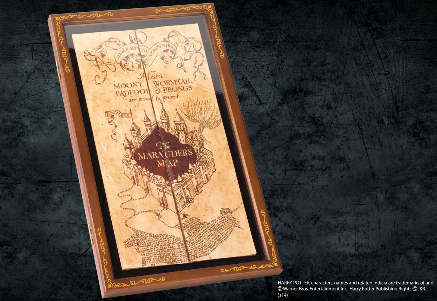 Noble Collection Harry Potter Marauder´s Map Display Case