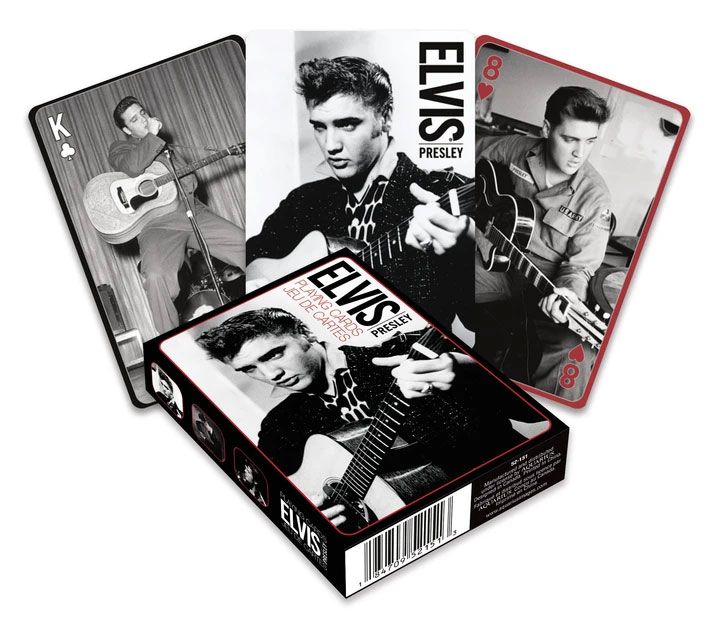 Aquarius Elvis Presley Playing Cards Black & White