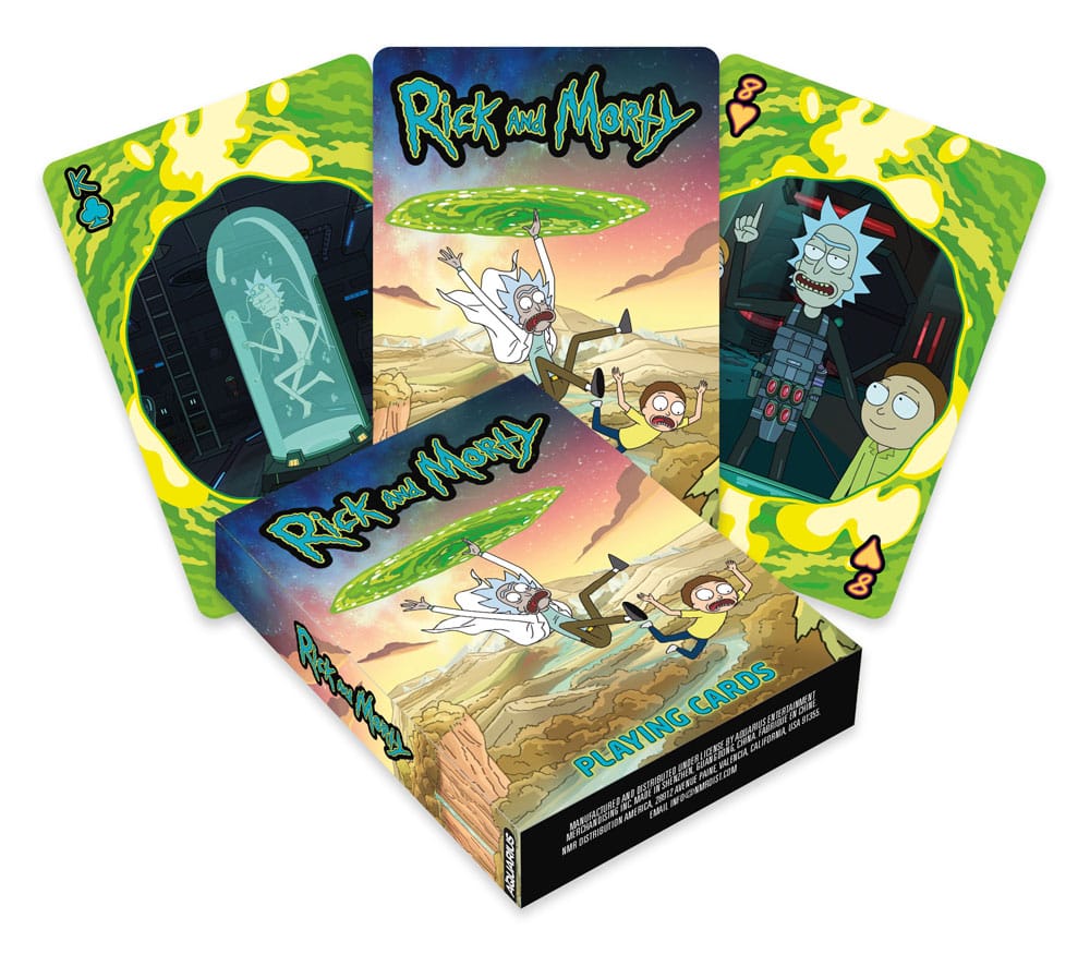 Aquarius Rick and Morty Playing Cards Scenes