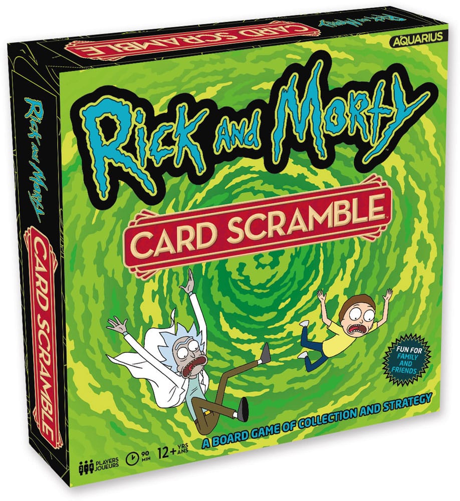 Aquarius Rick and Morty Board Game Card Scramble *English Version*