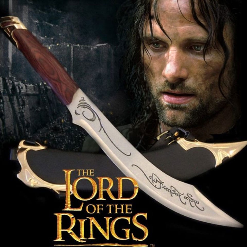United Cutlery LOTR Replica 1/1 Elven Knife of Aragorn 50 cm