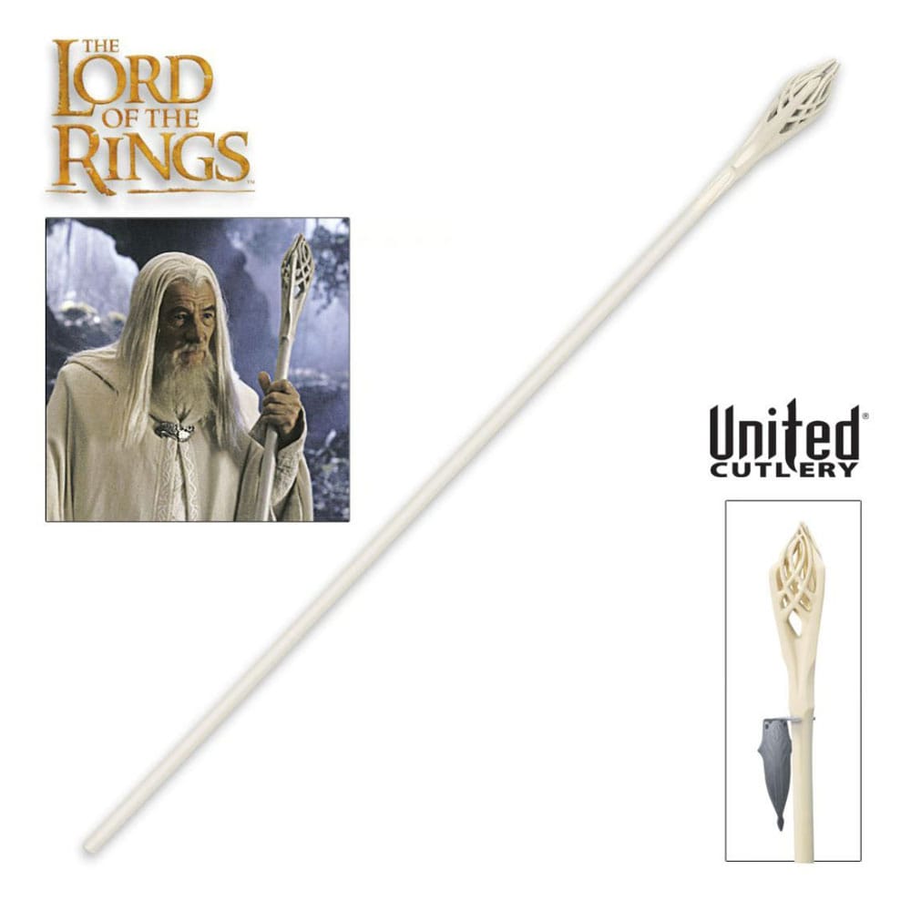 United Cutlery LOTR Replica 1/1 Staff of Gandalf the White 185 cm