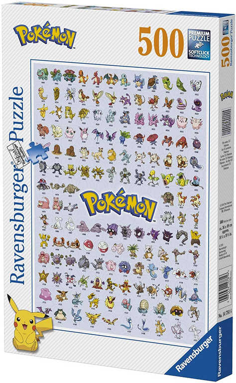 Ravensburger - Pokémon Puzzle 500 dílků
