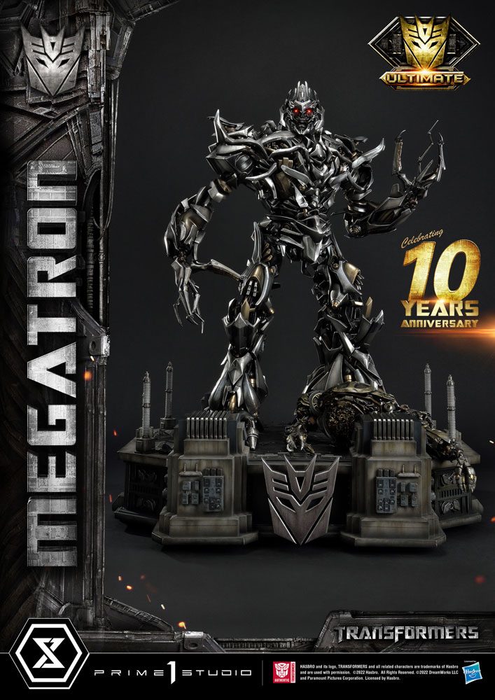 Prime 1 Studio Transformers Museum Masterline Statue Megatron Ultimate Bonus Version 84 cm