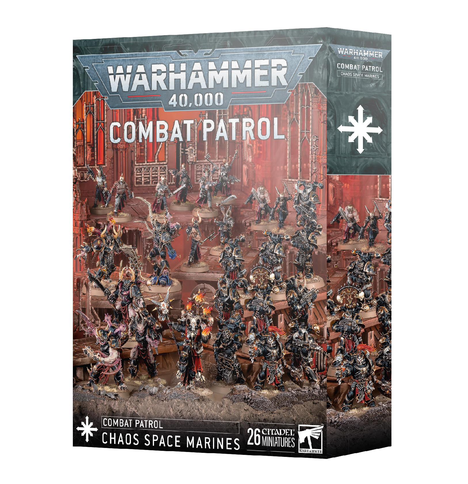 Games Workshop Warhammer 40.000 - minifigurky - Chaos Space Marines Combat Combat Patrol