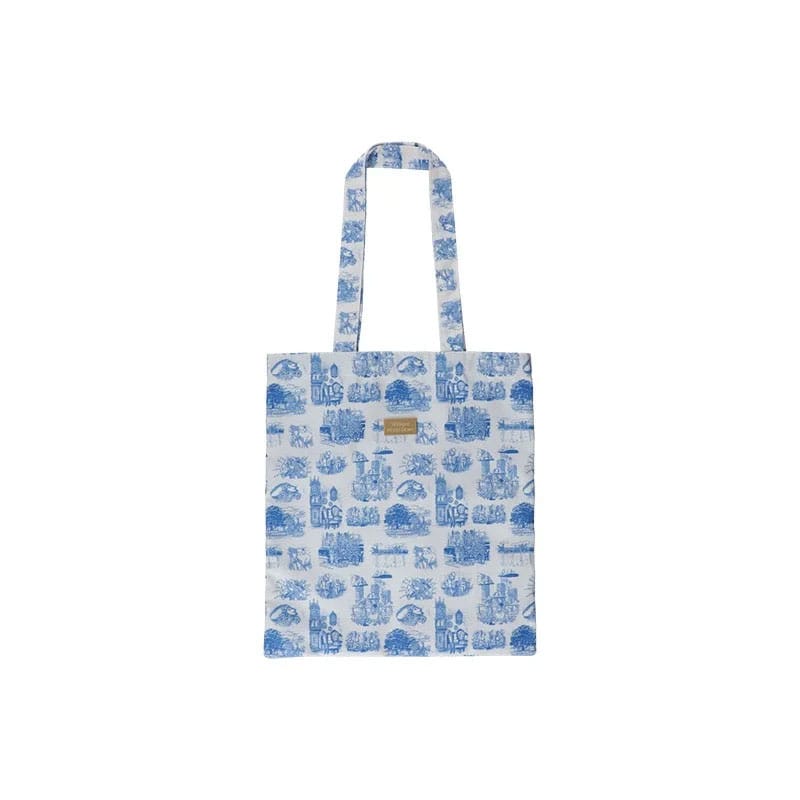 Ensky Whisper of the Heart Tote Bag Blue Nostalgia
