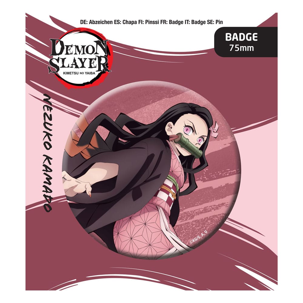 Popbuddies Demon Slayer: Kimetsu no Yaiba Pin Badge Nezuko Kamado