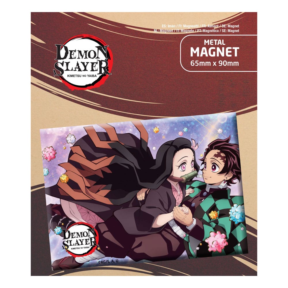 Popbuddies Demon Slayer: Kimetsu no Yaiba Fridge Magnet Tanjiro & Nezuko