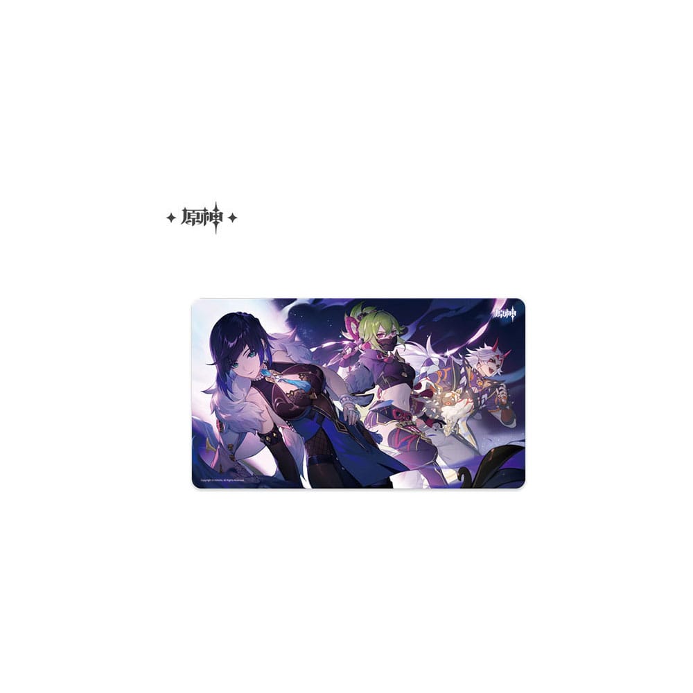 MiHoYo Genshin Impact Mousepad Yelan, Kuki Shinobu & Arataki Itto 70 x 40 cm