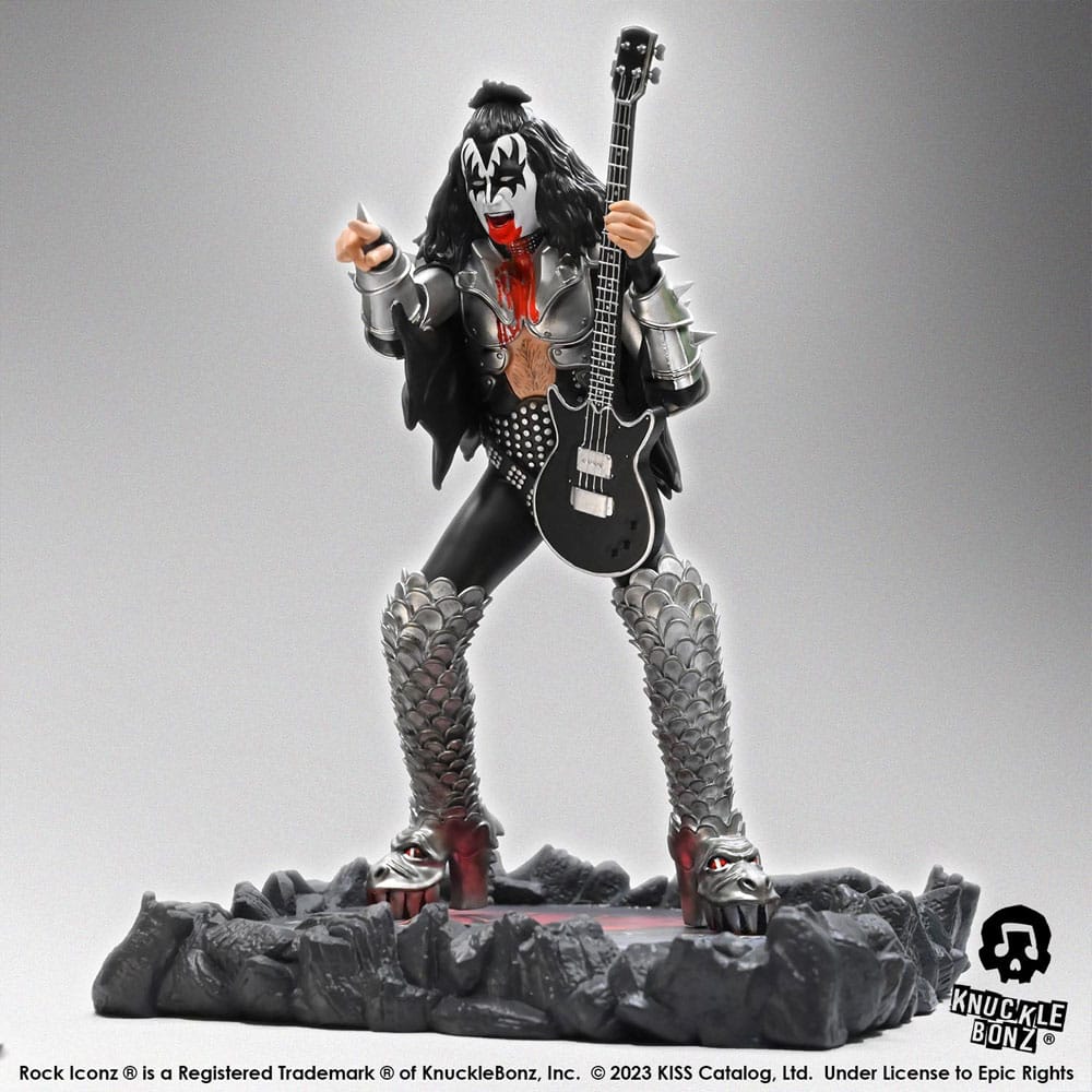 KnuckleBonz Kiss Rock Iconz Statue The Demon (Destroyer) 22 cm