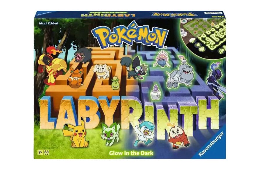 Ravensburger Pokémon Board Game Labyrinth Glow in the Dark