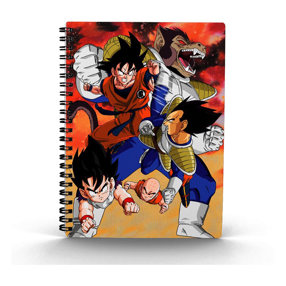 SD Toys Dragon Ball Z Notebook with 3D-Effect Goku vs Vegeta