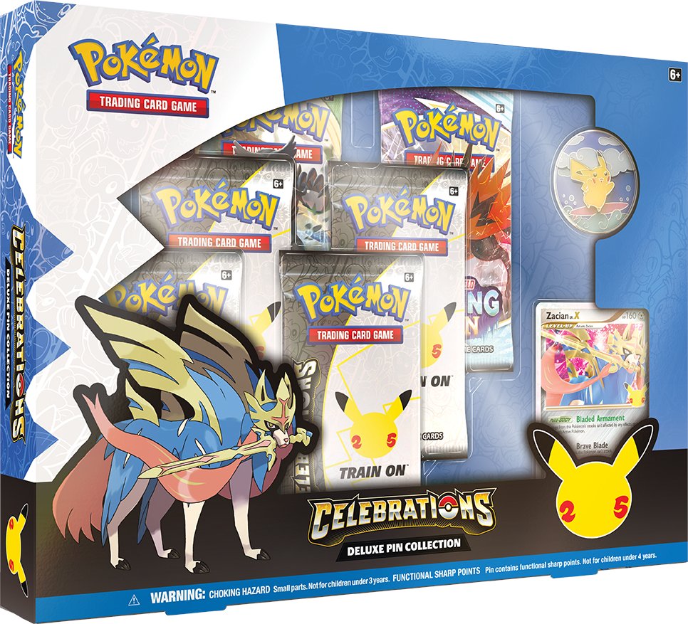 Nintendo Pokémon TCG Celebrations Deluxe Pin Box