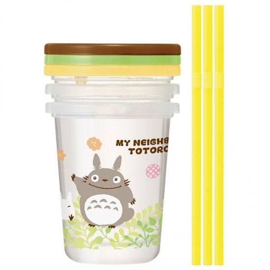Skater My Neighbor Totoro Cup & Straw Set 3-Set