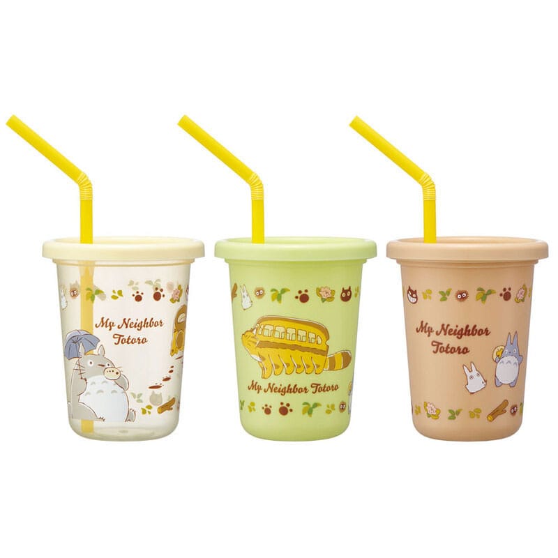 Skater My Neighbor Totoro Cup & Straw Set 3-Set #2