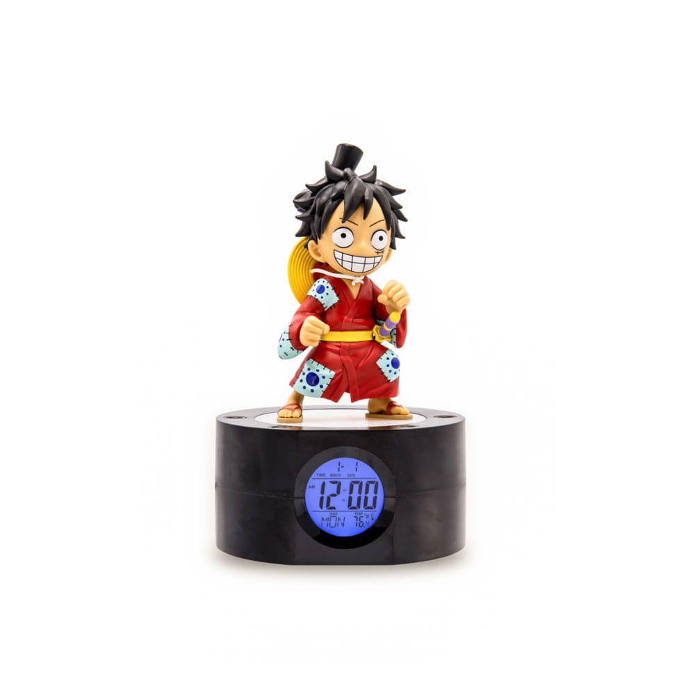 Teknofun One Piece Alarm Clock with Light Ruffy 18 cm