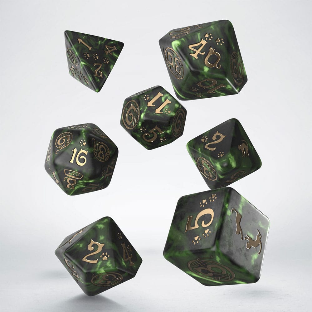 Q Workshop Cats Dice Set Pixel