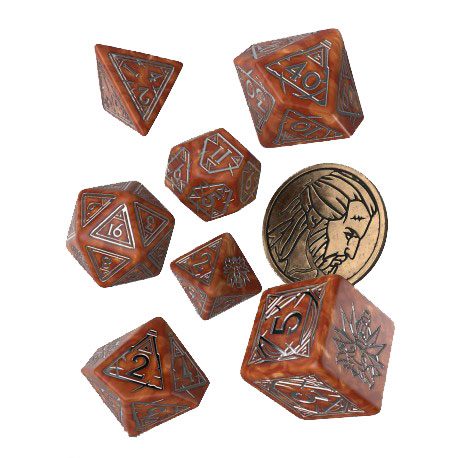 Q Workshop The Witcher Dice Set Geralt The Monster Slayer (7)
