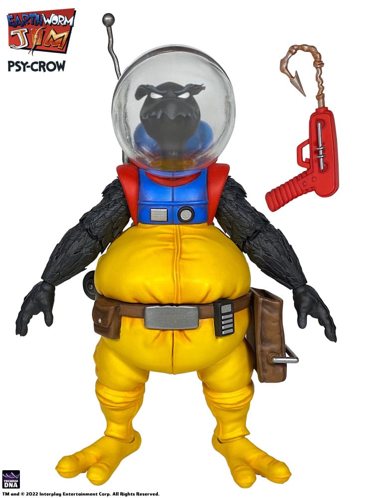 Premium DNA Toys Earthworm Jim Action Figure Wave 1: Psy-Crow 15 cm