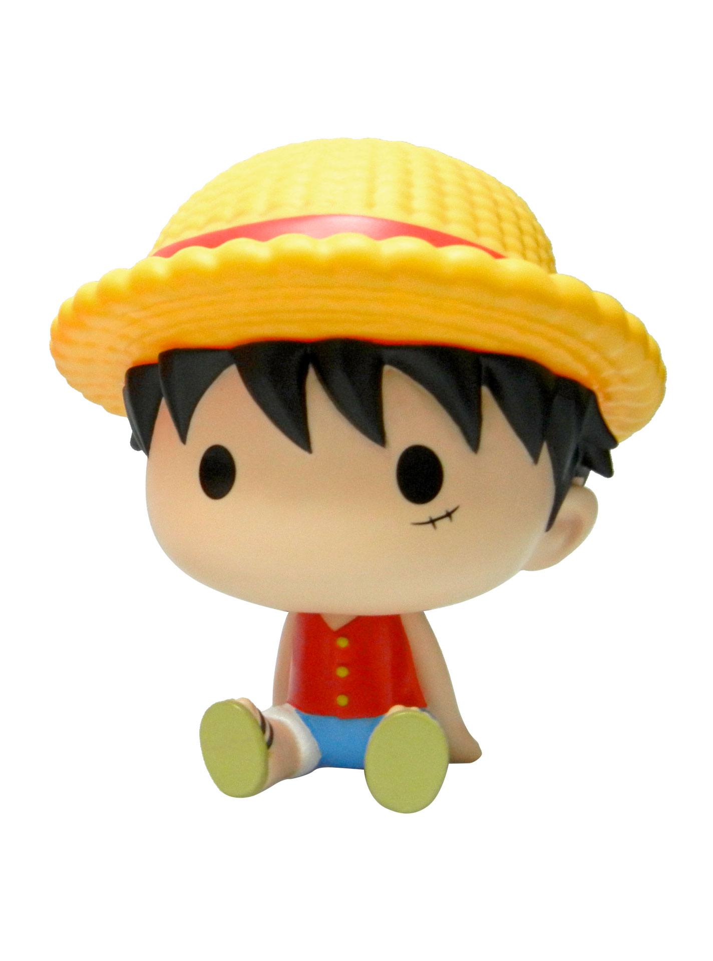 Plastoy One Piece Chibi Bust Bank Luffy 15 cm