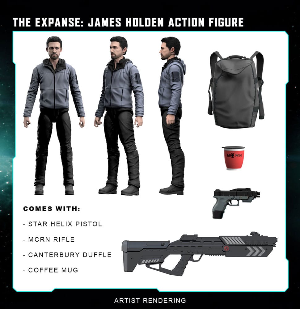 Nacelle Consumer Products The Expanse Action Figure James Holden 20 cm