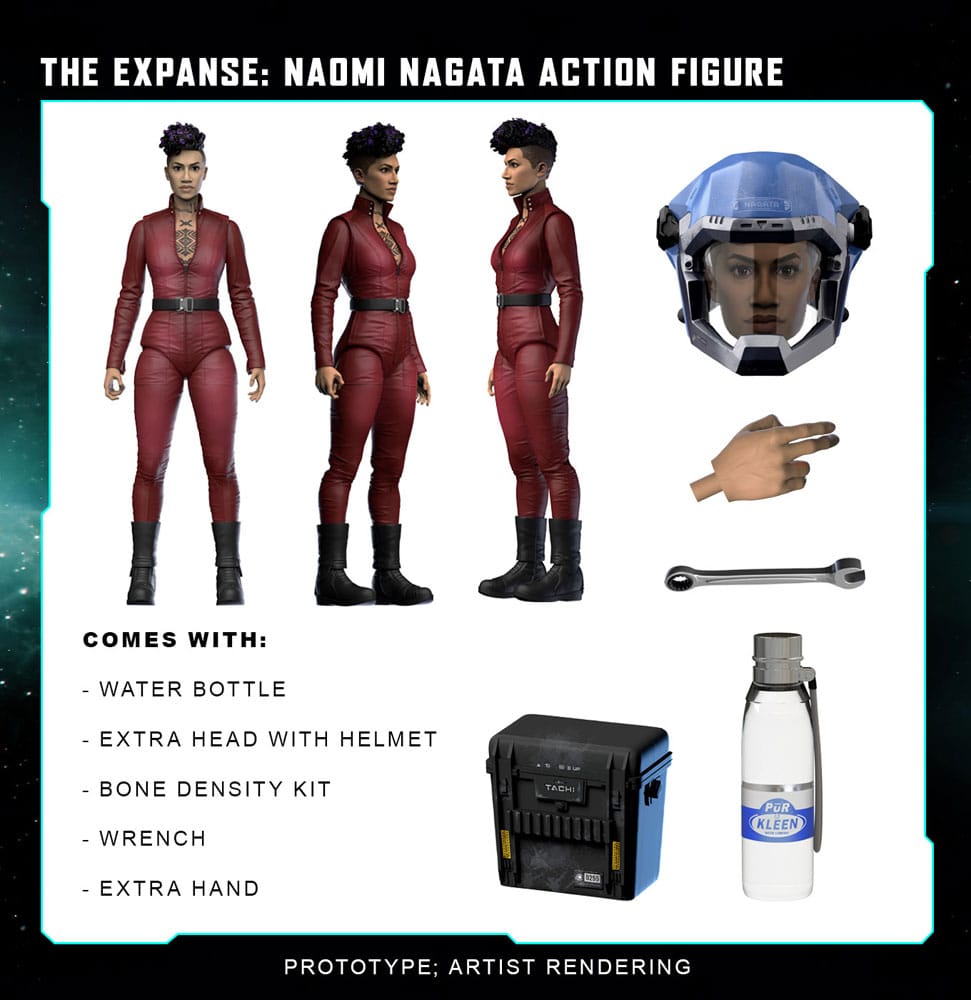 Nacelle Consumer Products The Expanse Action Figure Naomi Nagata 20 cm