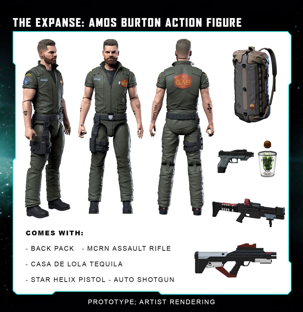 Nacelle Consumer Products The Expanse Action Figure Amos Burton 20 cm