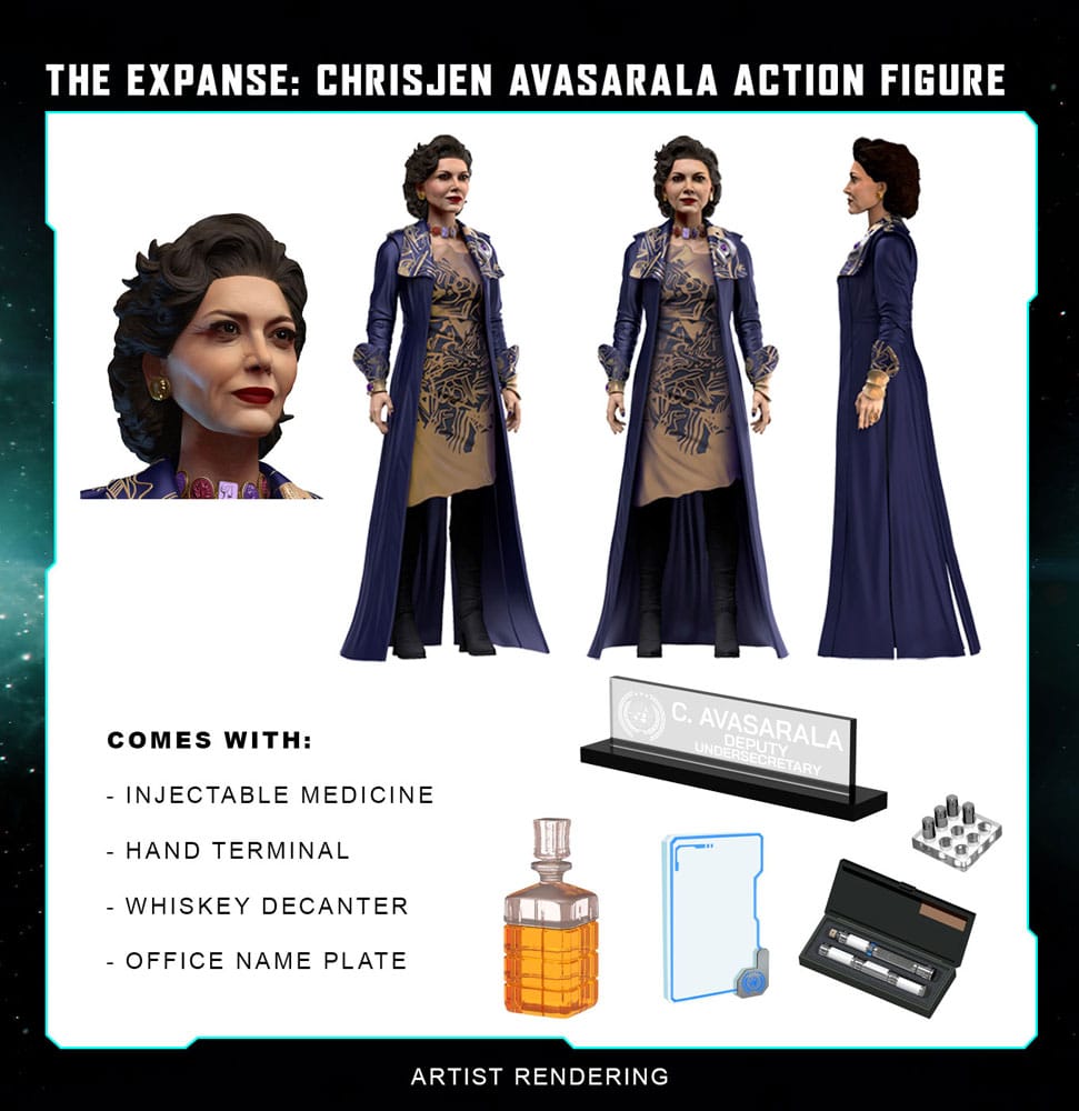 Nacelle Consumer Products The Expanse Action Figure Chrisjen Avasarala 20 cm