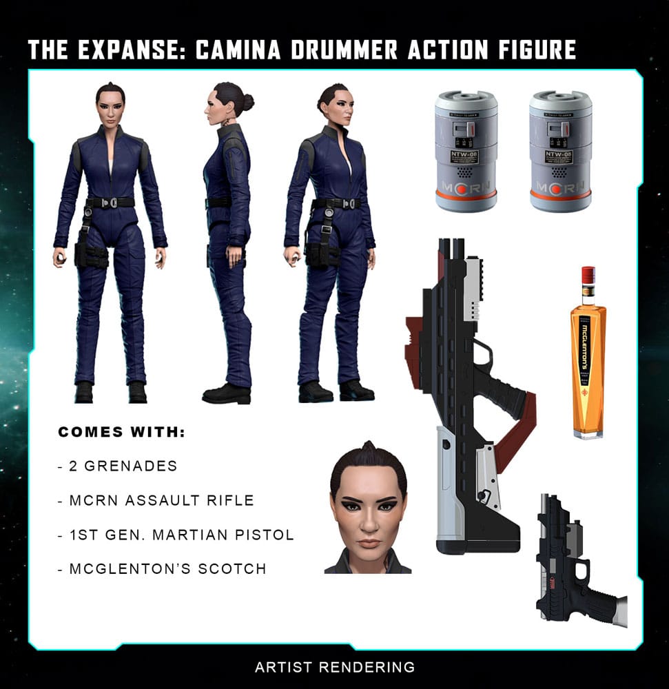 Nacelle Consumer Products The Expanse Action Figure Camina Drummer 20 cm