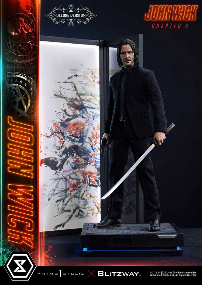 Prime 1 Studio John Wick Chapter 4 Ultimate Premium Masterline Series Statue 1/4 John Wick Deluxe Version 54 cm