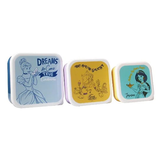 Half Moon Bay Disney: Princess Colour Pop Snack Box Set of 3