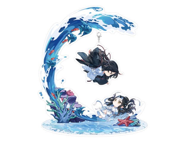 Sakami Merchandise Grandmaster of Demonic Cultivation Acrylic Diorama Wei Wuxian & Lan Wangji Zhao Xi Chi Ver. 18 cm