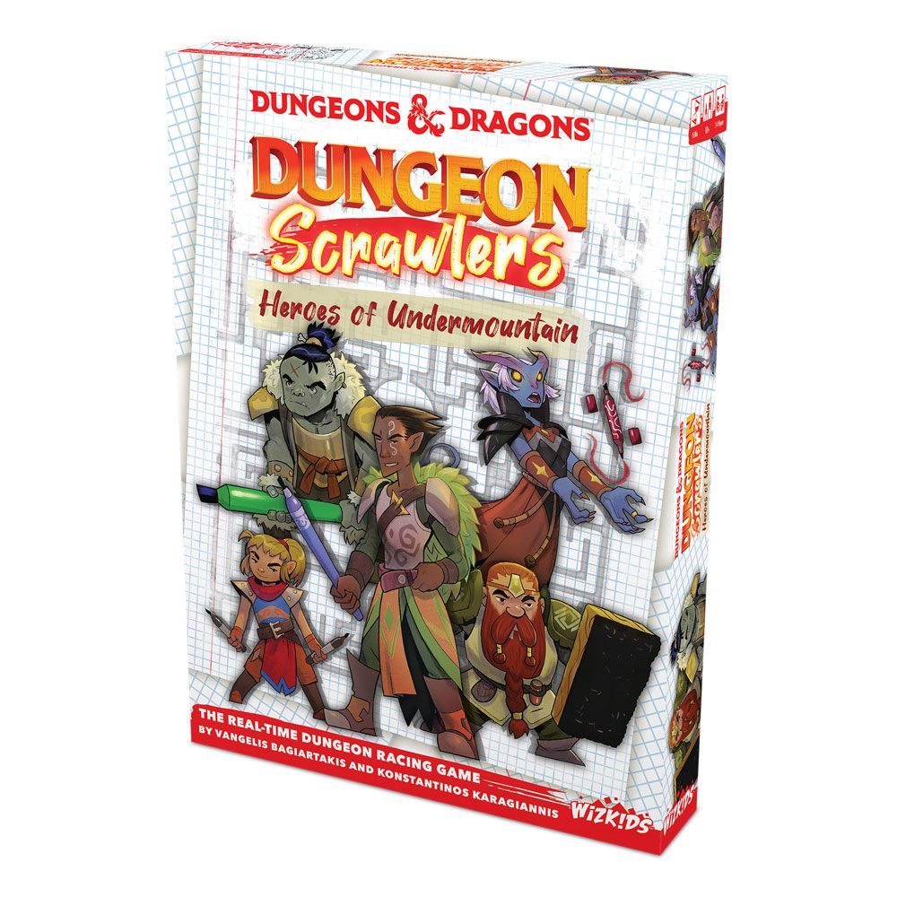 WizKids D&D Dungeon Scrawlers: Heroes of Undermountain Board Game *English Version*