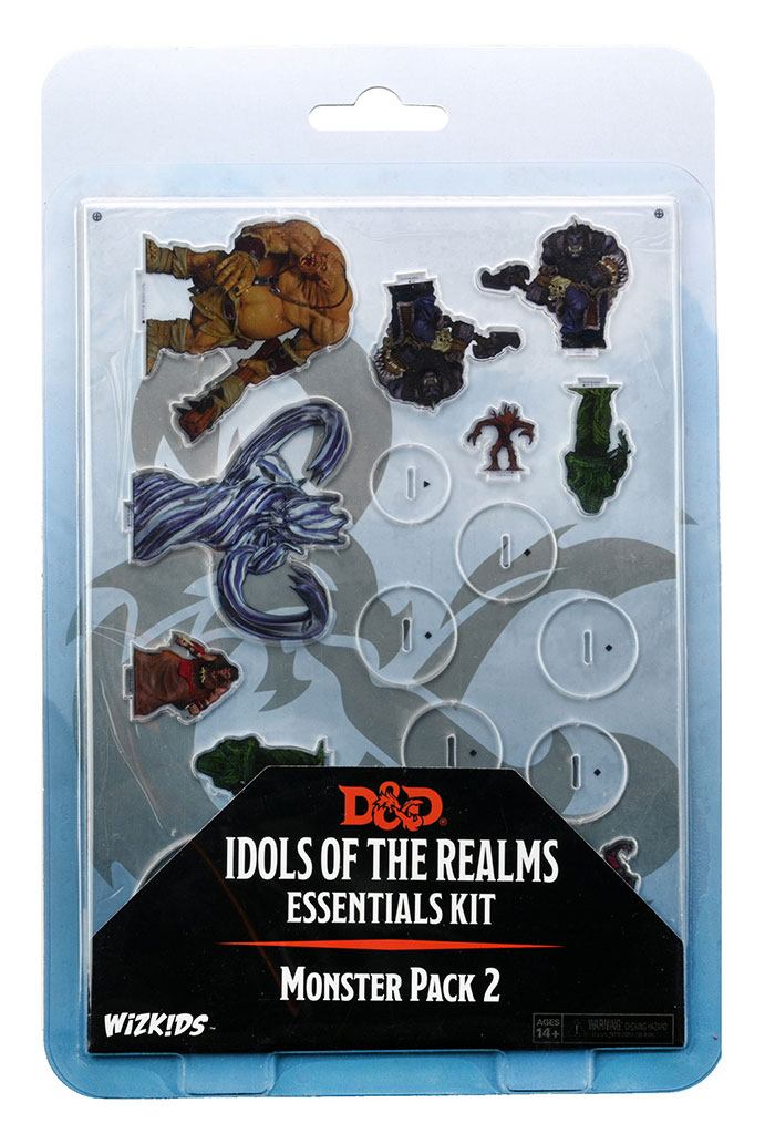 WizKids D&D Icons of the Realms Miniatures Essentials 2D Miniatures - Monster Pack #2