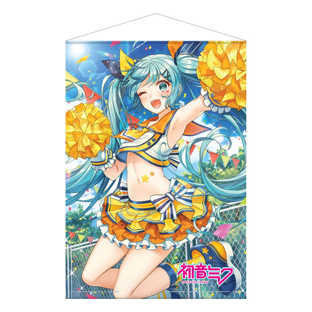 Popbuddies Hatsune Miku Wallscroll Cheerleader (Summer) 50 x 70 cm