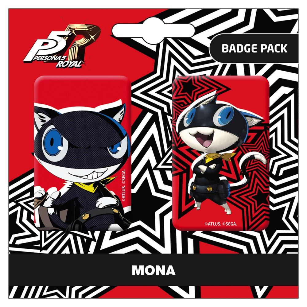 Popbuddies Persona 5 Royal Pin Badges 2-Pack Mona / Morgana