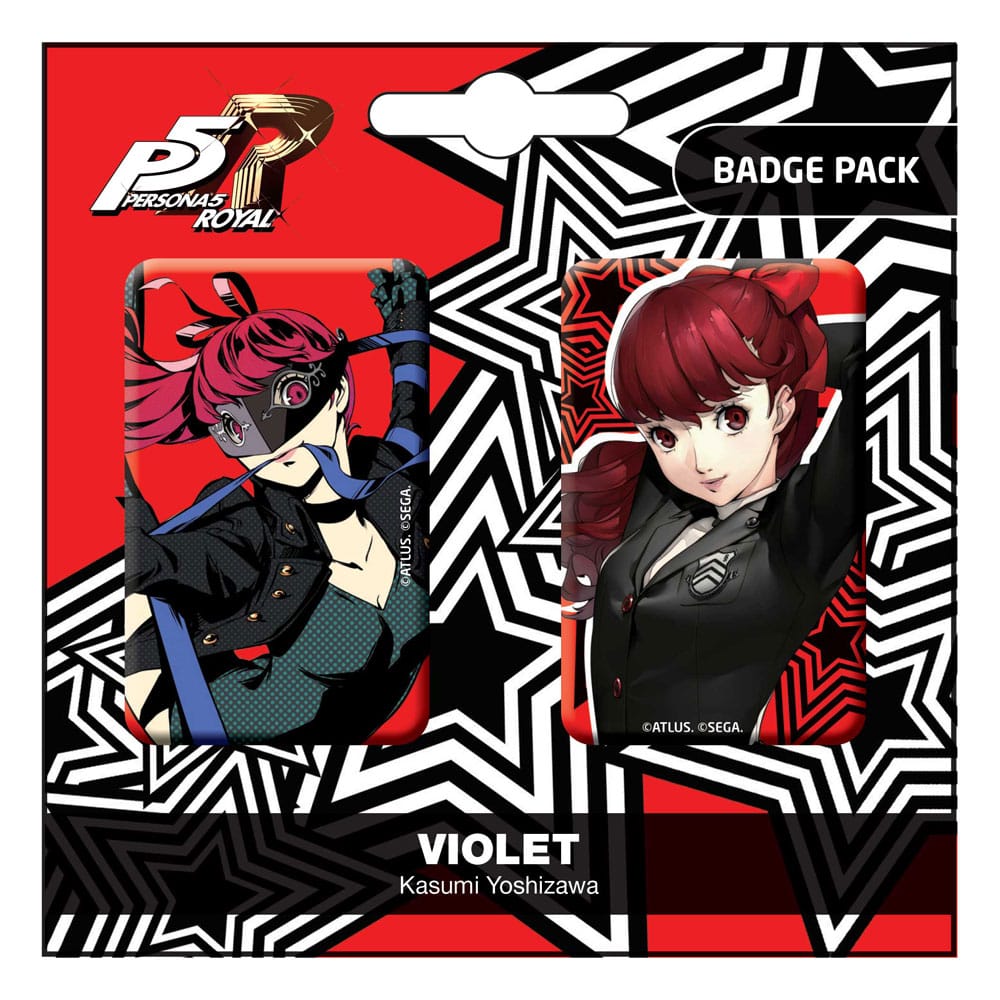 Popbuddies Persona 5 Royal Pin Badges 2-Pack Violet / Kasumi Yoshizawa