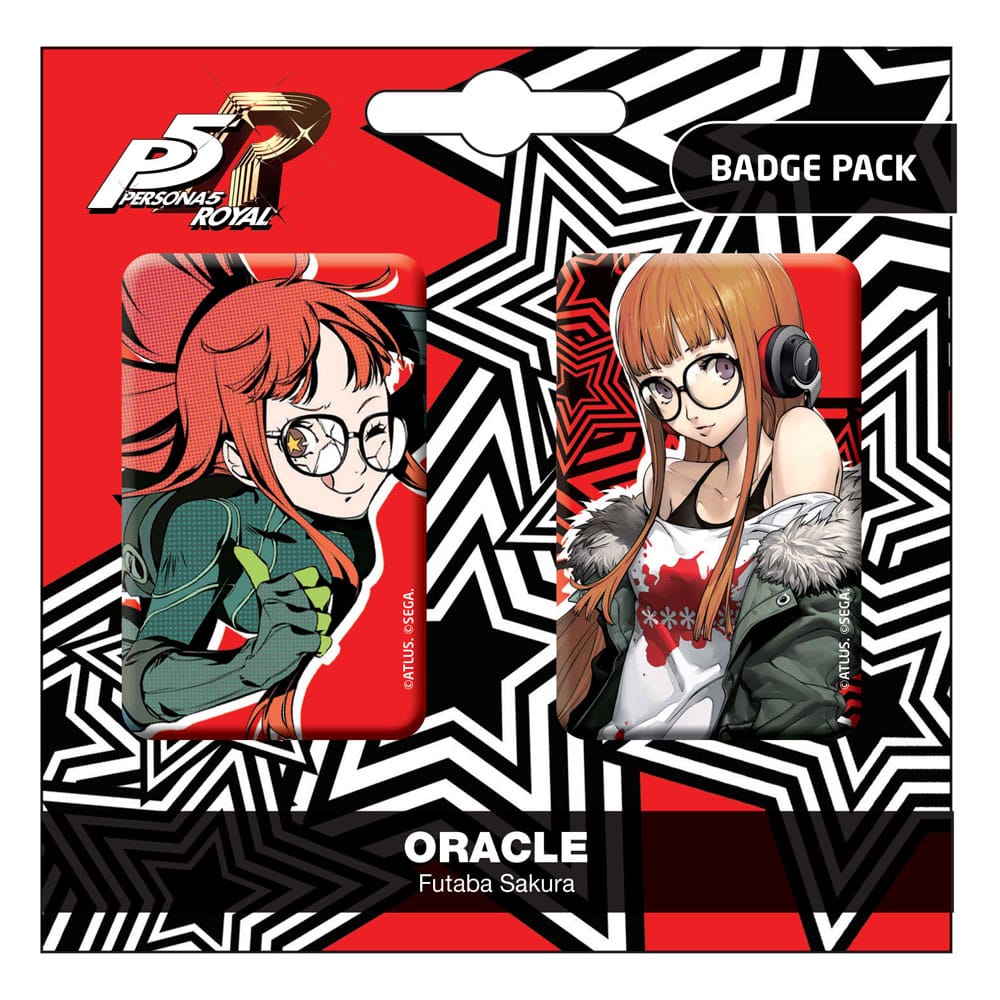 Popbuddies Persona 5 Royal Pin Badges 2-Pack Oracle / Futaba Sakura