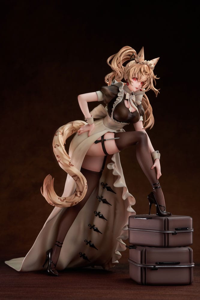 Magi Arts Original Character PVC Statue 1/7 Battle Maid Different Species Leopard Cat Maria 24 cm