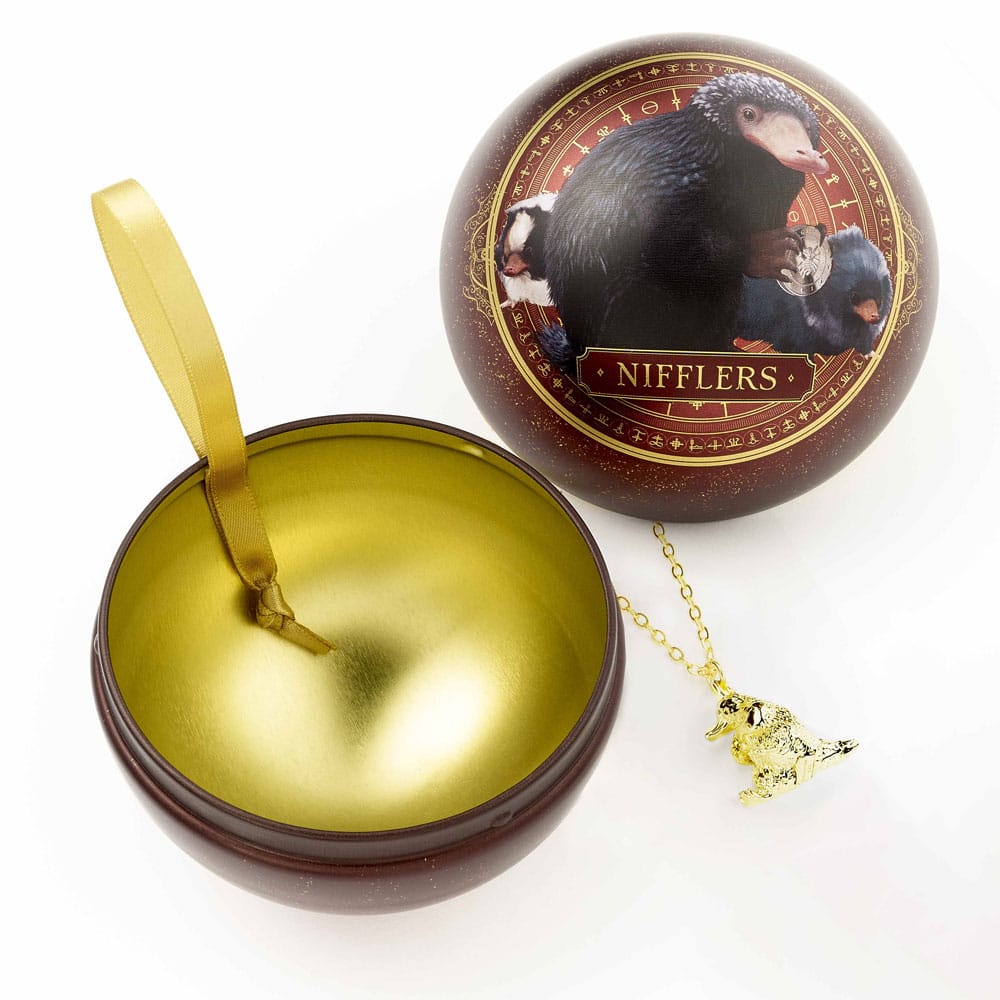 The Carat Shop Fantastic Beasts tree ornament with Necklace Niffler