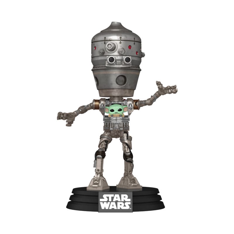 Star Wars: The Mandalorian - Funko POP! figurka - IG-12 with Grogu