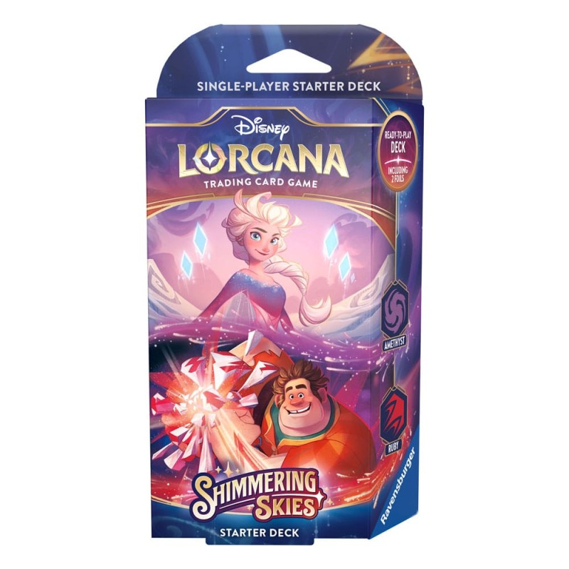 Ravensburger Disney Lorcana TCG - Shimmering Skies - Amethyst & Ruby Starter Deck (EN)