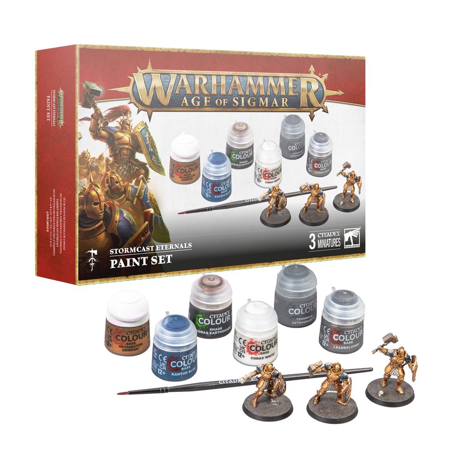 Games Workshop Warhammer: Age Of Sigmar - mini figurky - Stormcast Eternals Paint Set