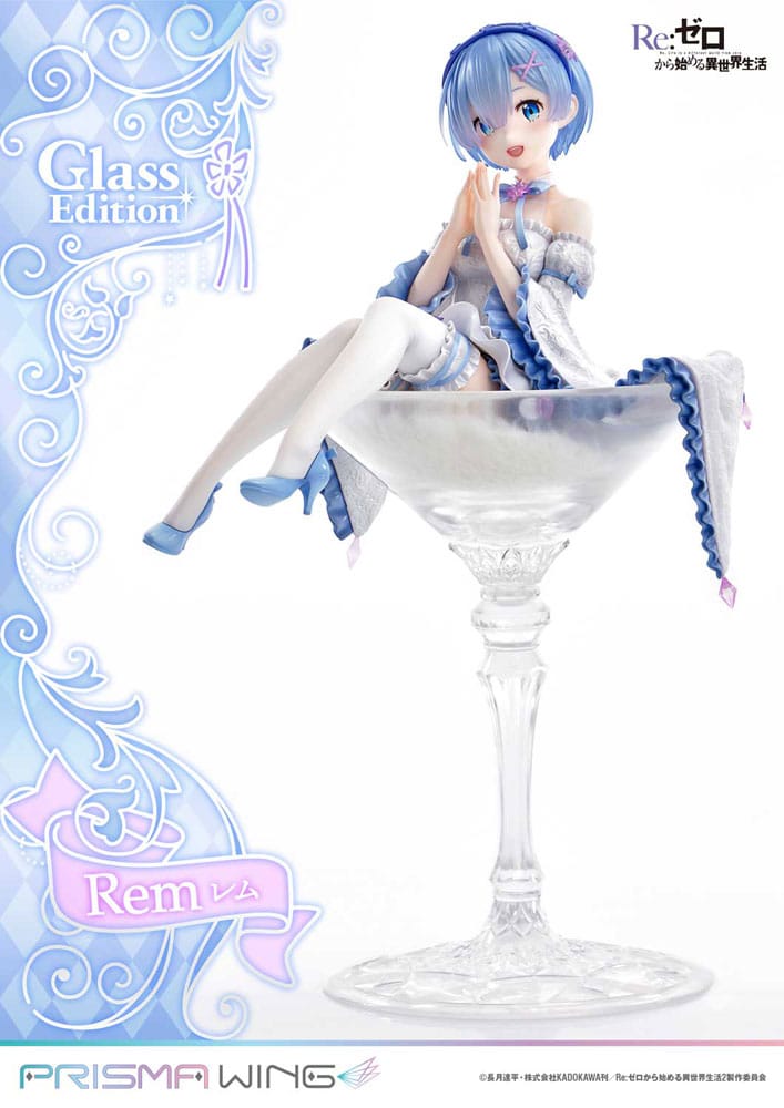 Prime 1 Studio Re:Zero - Starting Life in Another World Prisma Wing PVC Statue 1/7 Rem Glass Edition 23 cm