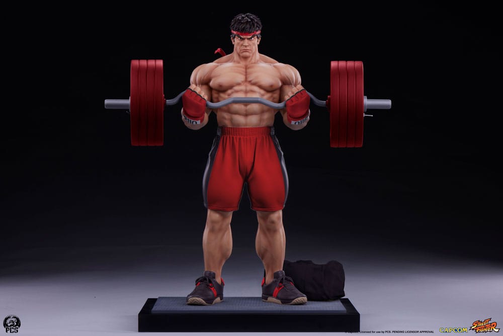 Premium Collectibles Studio Street Fighter Premier Series Statue 1/4 Ryu: Powerlifting 53 cm
