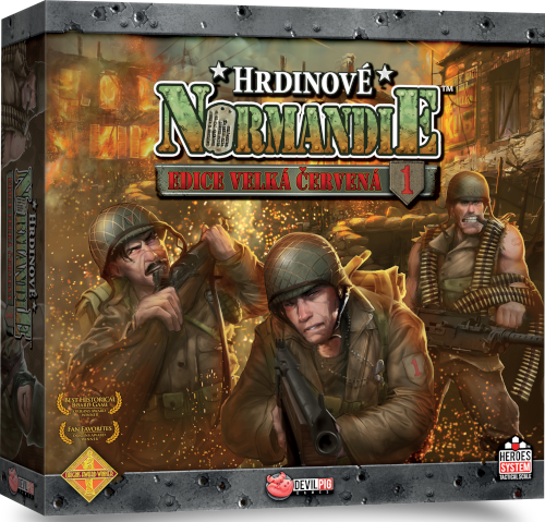 Devil Pig Games Hrdinové Normandie: Edice Velká červená 1 - desková hra - CZ