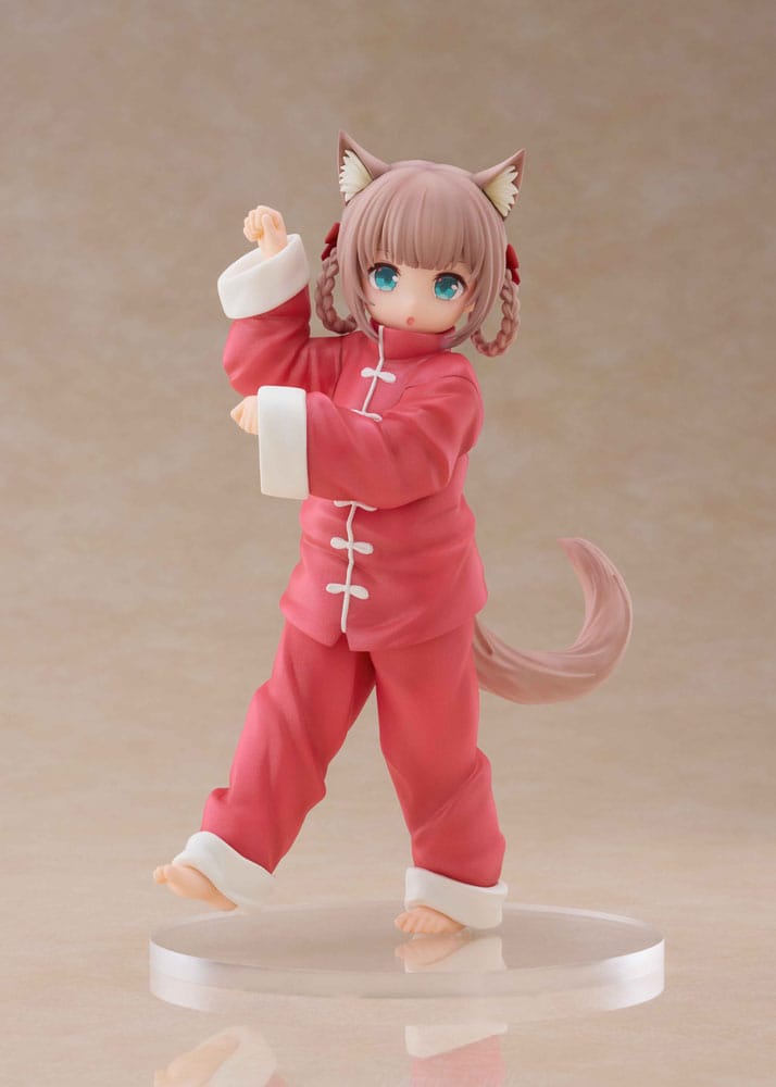 Golden Head My Cat Is a Kawaii Girl Palette Dress-Up Collection Statue Kinako Nyang fu Ver. 15 cm