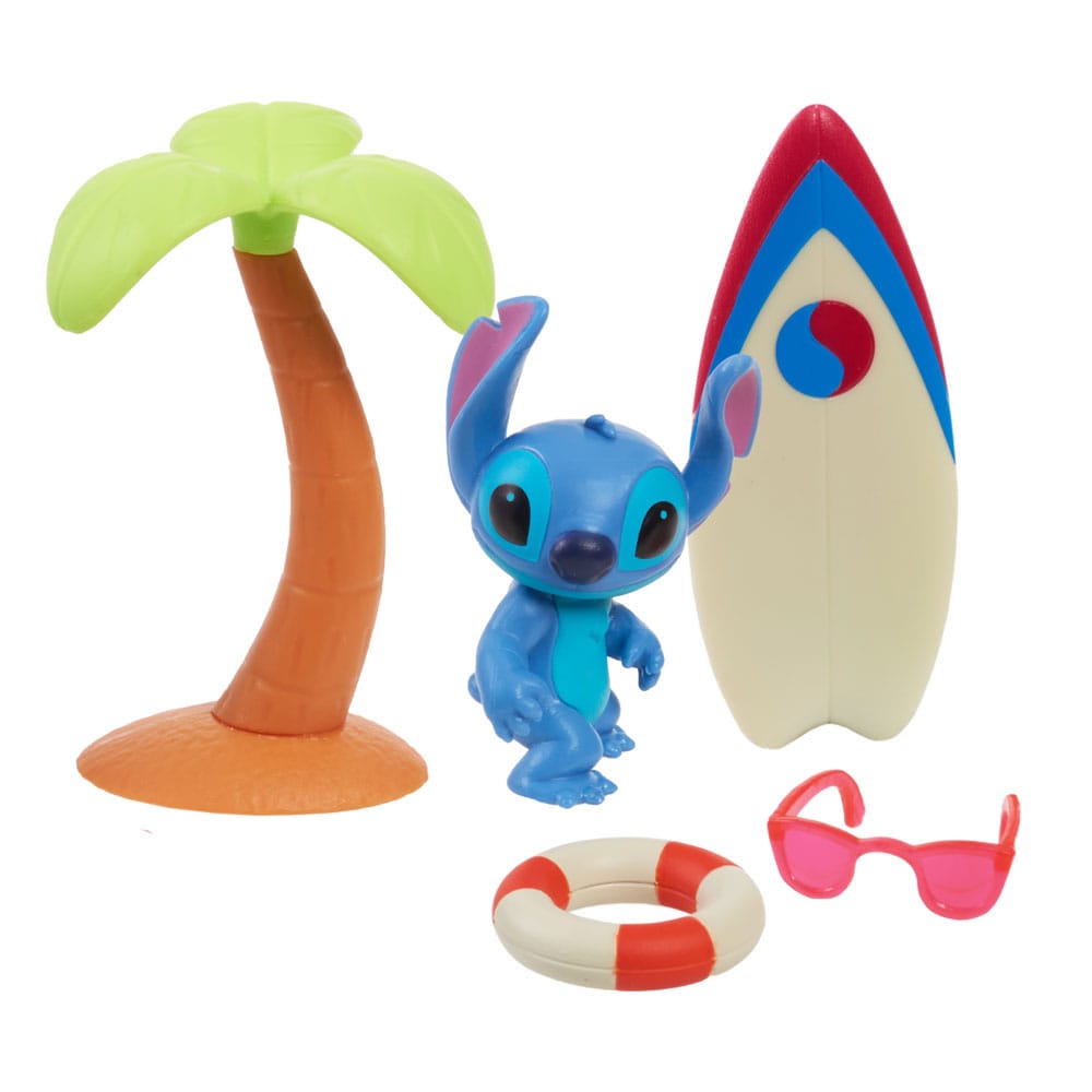 Just Play Lilo & Stitch Mini Figure Playset Hang Ten Stitch 7 cm