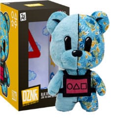 YuMe Toys Squid Game DZNR Plush Figure Blue Bear Join the Game Edition 18 cm