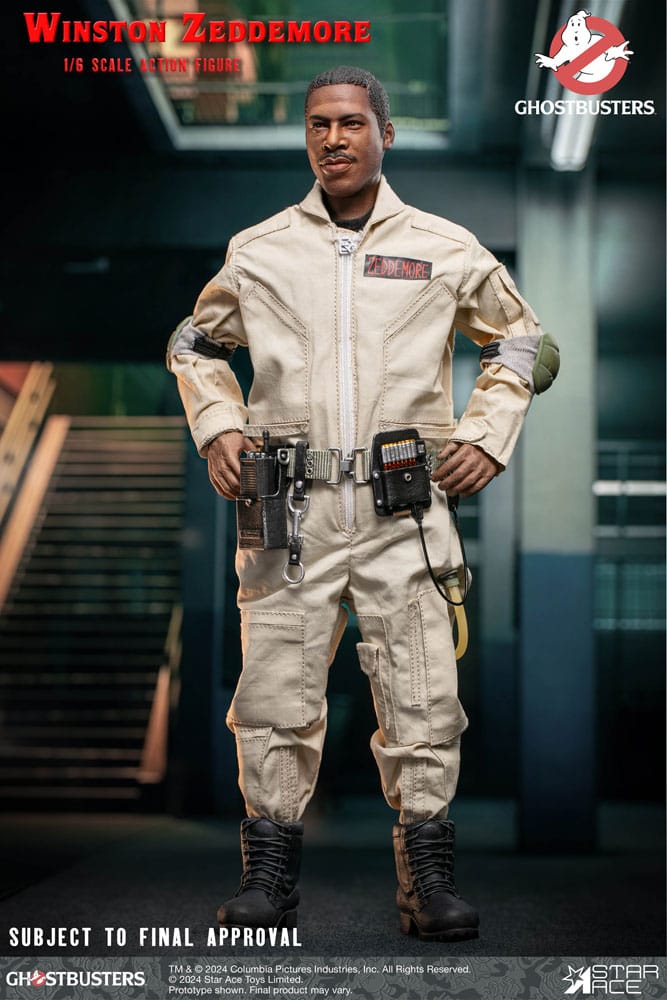 Star Ace Toys Ghostbusters (1984) Action Figure 1/6 Winston Zeddemore 30 cm